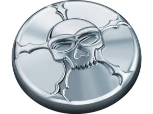 Vented Zombie Gas Cap Right Hand Thread Chrome