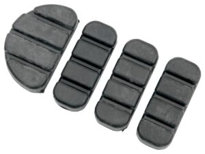 ISO Brake Pad Replacement Rubber Black