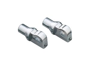 Tapered Peg Adapters, Chrome Peg Adapters Smooth Chrome