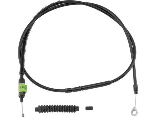 Stealth Series Clutch Cable +6" Black Vinyl All Black 68"