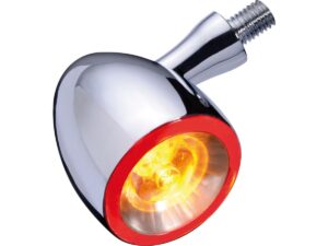 Bullet 1000 DF LED Turn Signal/Taillight/Brake Light Chrome Clear LED