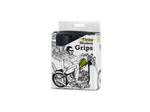Flying Monkey Grips Black White 1″ Cable operated Throttle By Wire