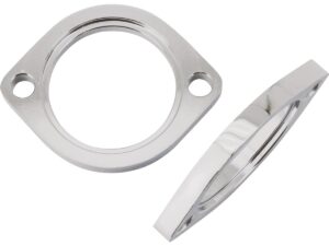 CCE, Exhaust Clamp, Incl. Retainer Rings, Polished Exhaust Flange and Retaining Ring Kit Polished