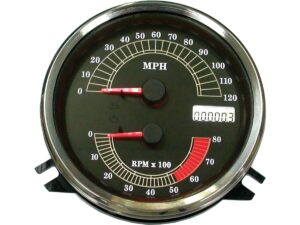 OE-Style Speedo/Tacho Combi Instrument Scale: 220 mp/h Black 114.3 mm