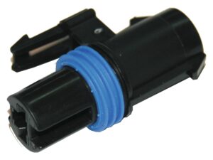 1-Position Female Connector With Wire Seal And Terminal Black