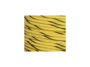 OEM Colored 1mm Wire Spools Yellow, Black Stripe