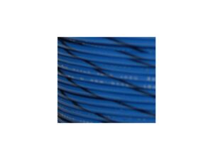 OEM Colored 1mm Wire Spools Blue, Black Stripe