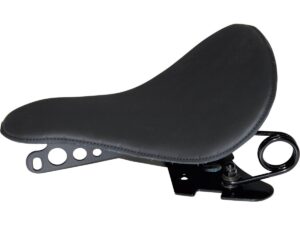 Bobber Leather Smooth Solo Seat Black Leather