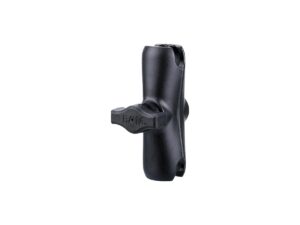 Double Socket Arm For 1″ Rubber Balls Medium Black 90.0 mm Powder Coated