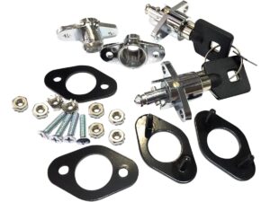 Universal Saddlebag Lock Kit , Fits Most Soft Sided Saddlebags Saddlebag Lock Kit