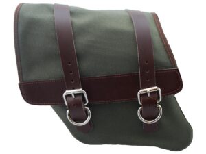 Canvas Solo Side Bag Strut Mount Brown Army Green Left