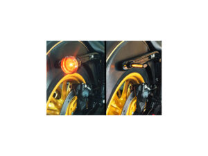 Winglet 3in1 LED Turn Signals/Taillight/Brake Light Black Anodized Smoke LED