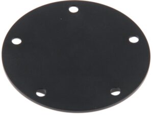 Point Cover 5-hole Black Anodized