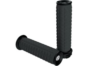 Traction Grips Black 1″ Gloss Cable operated