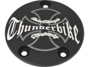 Thunderbike Point Cover 3-hole, with Thunderbike Logo Black