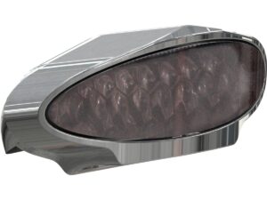Inside Plate Oval Mini LED Taillight without Mounting Bracket Aluminum Aluminium LED