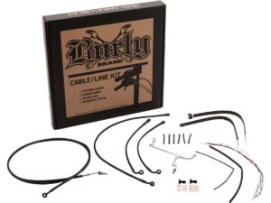 14″ Bagger Bar Cable Kit Black Vinyl ABS