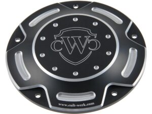 Derby Cover Black Anodized