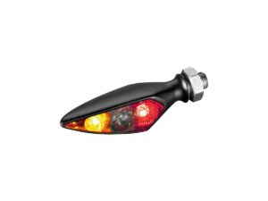 Rhombus S Dark LED Turn Signal/Taillight/Brake Light Black Smoke LED