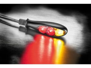 micro S DF Dark LED Turn Signal/Brake Light/Taillight Black Smoke LED