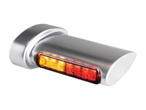 Winglet 3in1 LED Turn Signals/Taillight/Brake Light Chrome Satin Smoke LED