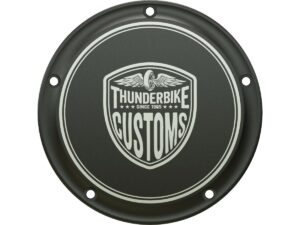 New Custom Clutch Cover 5-hole Black Anodized