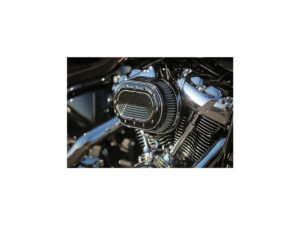 Oval Airbox Air Cleaner Kit Chrome