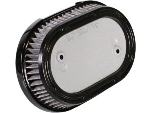 Oval Airbox Air Cleaner Kit Flat Black