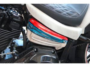Racing Side Cover Slotted Black Gloss