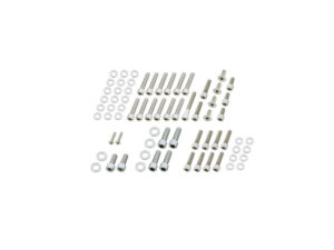 Drivetrain Screw Kits Kit includes screws for Side Covers, Inner Primary, Header Mount, Point Cover, Lifterbase Raw