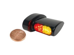 Winglet Mini 3in1 LED Turn Signal/Tailight/Brake Light Black Anodized Smoke LED