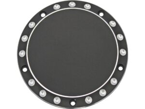 Drilled Clutch Cover 5-hole Bi-Color Anodized