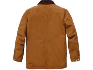 Loose Fit Firm Duck Blanket-Lined Chore Coat