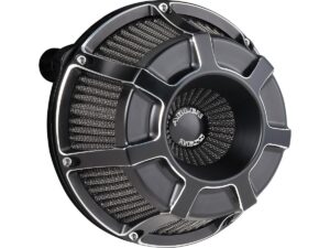 Beveled Inverted Series Air Cleaner Black Anodized