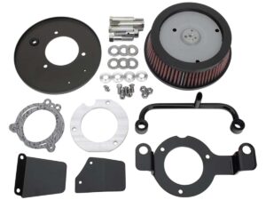 Milwaukee Eight High Performance Air Cleaner With Breather Kit Black