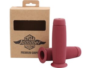 Blaster Grips Dark Red 1″ Cable operated Throttle By Wire