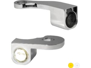 NANO Series LED Turn Signals/Position Light Chrome Smoke LED