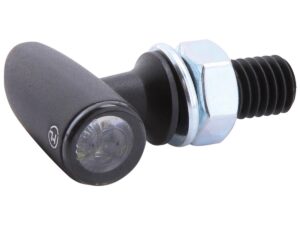 Proton One LED Turn Signal/Position Light LED, Tinted Lens, Black Metal Housing Black Smoke LED