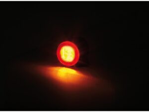 Proton Two LED Turn Signal/Taillight/Brake Light LED, Tinted Lens, Black Metal Housing Black Smoke LED