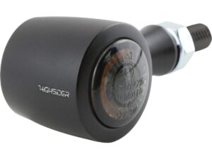 Enterprise-EP1 LED Turn Signal/Taillight/Brake Light LED, Tinted Lens, Black Metal Housing Black Smoke LED