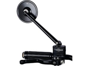 mo.view classic Mirror Stem length: 180mm Black, Anodized