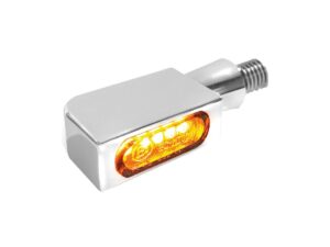 Blokk-Line Micro LED Turn Signals Chrome Smoke LED