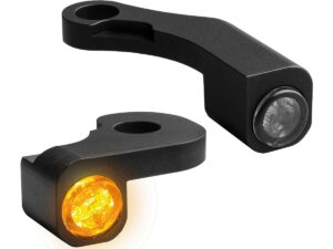 NANO Series LED Turn Signals/Position Light Black Anodized Smoke LED