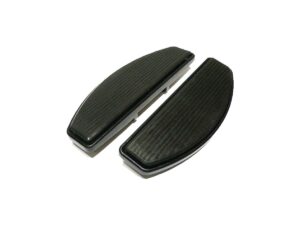 ISO Rubber Replacement Footboard Pad Set Black