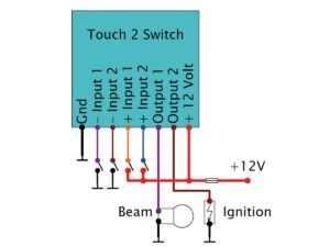 Touch 2 Switch 2-Channel Relay