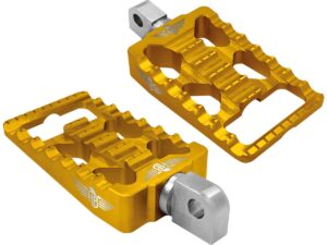 MX V1 Foot Pegs Gold Anodized