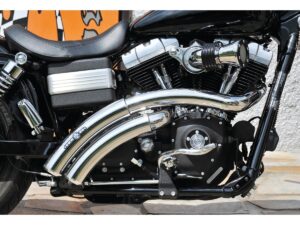 Rainbow Down Under Exhaust System , Without Heat Shield, Polished Smooth End Cap, 2,5″ Polished