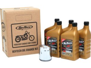 Synthetic Performance MTP 5 Qt SAE20W50 Engine Oil Change Kit Chrome Oil Filter