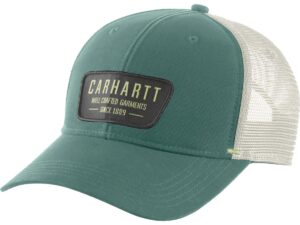 Canvas Mesh-Back Crafted Patch Cap Slate Green