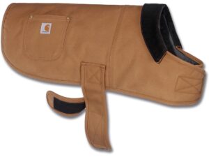 Firm Duck Insulated Dog Chore Coat L Carhartt Brown